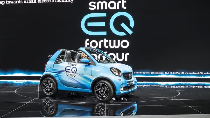 Smart EQ Fortwo Best Electric Lease Deals