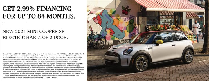 Mini Electric/Cooper SE Best Electric Lease Deals